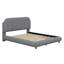 Lit plateforme tapissier, structure solide et design courbé élégant-865680642-865680653