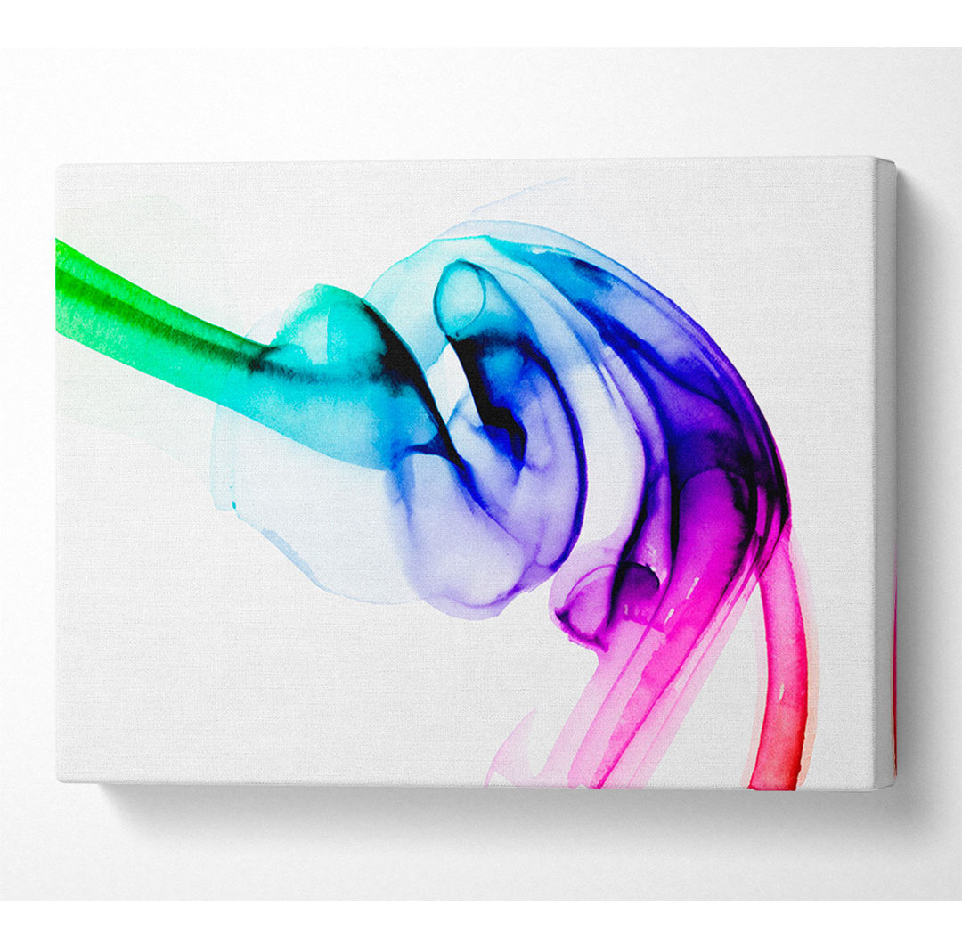 Vibrant Smoke - Kunstdrucke auf Leinwand - Wrapped Canvas