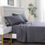 Ensemble de draps 4 pièces en microfibre brossée douce, pour lit simple / double / grand / très grand-116476481-116476488