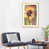 Toile avec cadre en bois beige est en rupture de stock