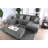 Ottoman Chenille 1Pc Ottomans Living Room Furniture Plush Seat