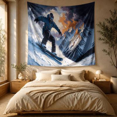 Tapisserie murale Sports Snowboarding
