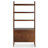 Berges 4-Tier Wood Bookcase with Doors