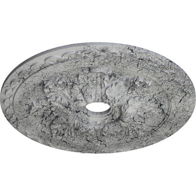 Médaillon de plafond de luxe de 23 5/8 po x 3 po x P 2 po (convient aux auvents jusqu'à 4 po)