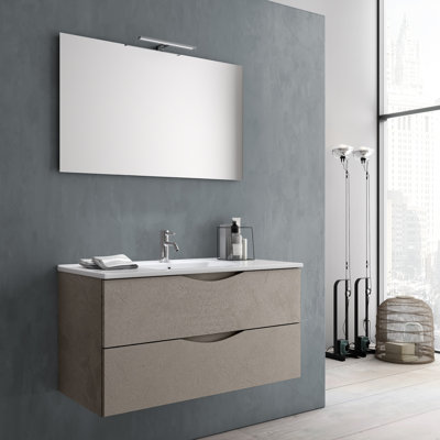 Bernice 1010 mm Single Vanity with Integrated Ceramic Basin