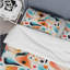 Ensemble de housse de couette multicolore abstrait Neutralité Wave II-1771417480