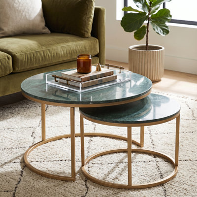 Ensemble de 2 tables basses Valorie