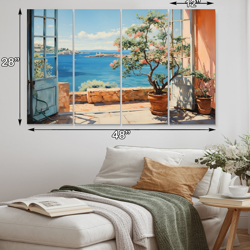 Coastal Landscape & Nature Wall Decor on Metal