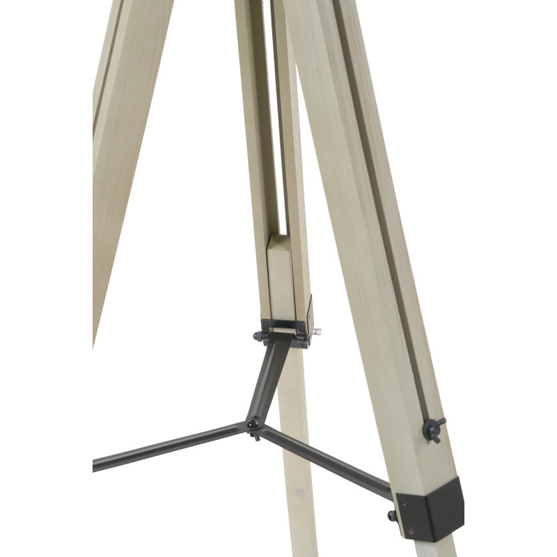 Baudemont 145cm Tripod Floor Lamp, Distressed Oak