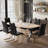 Rectangle Pedestal Dining Set-470387549-470387543
