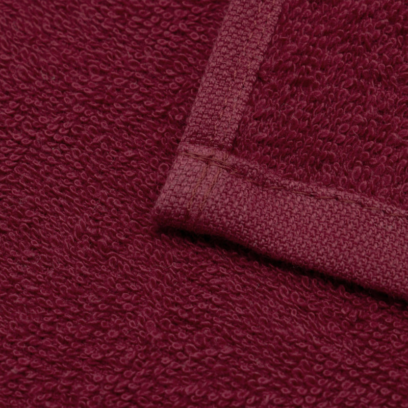 Midweight Bath Towel, Bordeaux