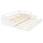 Lit de jour extensible avec couchette, lit de jour en bois avec couchette-797547418