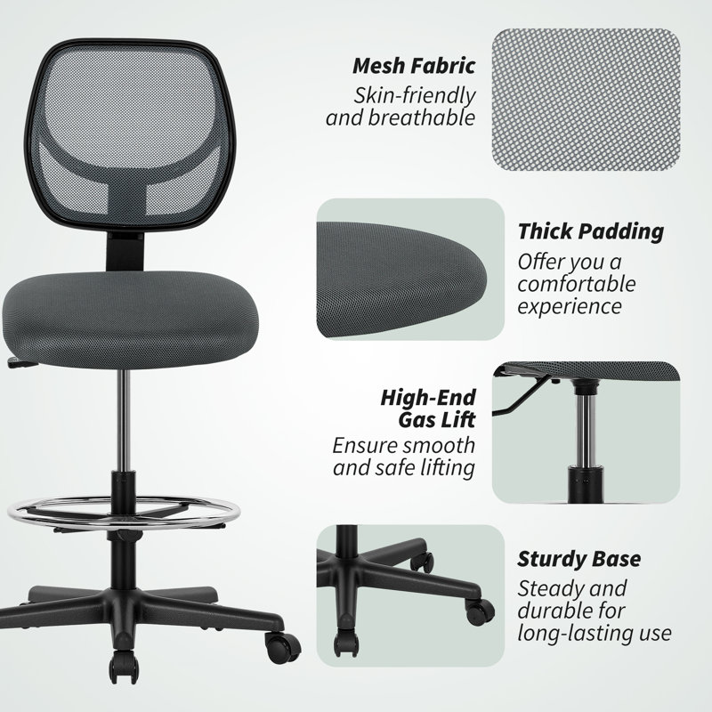 Polyester Drafting Chair