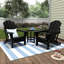 Chaise Adirondack pliante en plastique pour 2 personnes avec table Laguna-812154961