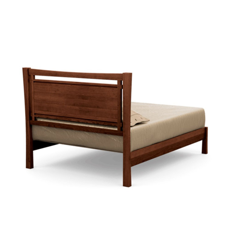 Monterey Solid Wood Platform Bed, Cognac Cherry, California King, Conventional