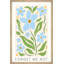 «Pretty Blue Flowers», reproduction encadrée-359285829