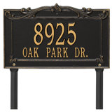 Signature Series 2-Line Lawn Address Sign
