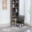 Chaise berçante d'appoint Mid-Century moderne avec structure en bois