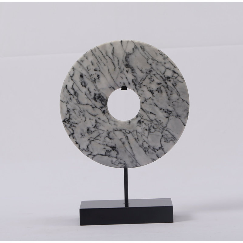 Abstract Figurines & Sculptures, 11.4" H x 7.8" x 4" D, Gray