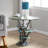 Basden Glass Top End Table