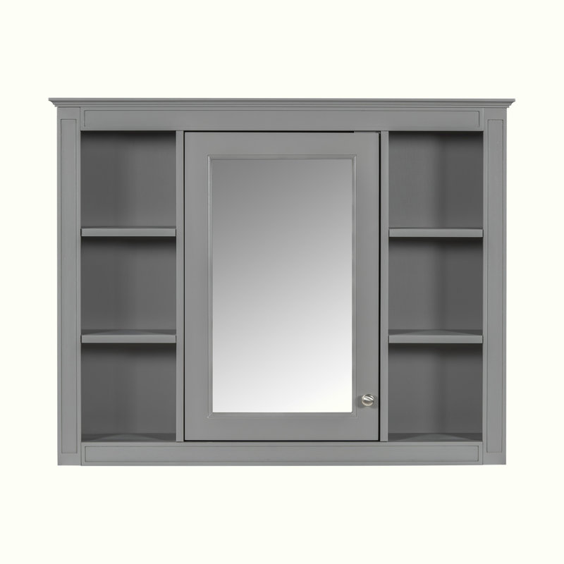 Armoire de rangement murale pour salle de bain, Gris