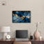 "Dark Blue Texture with Golden Touch I", art mural bleu par -1967551332-1967551337