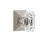 Rosette Grandeur Fifth Avenue avec bouton baguette en cristal