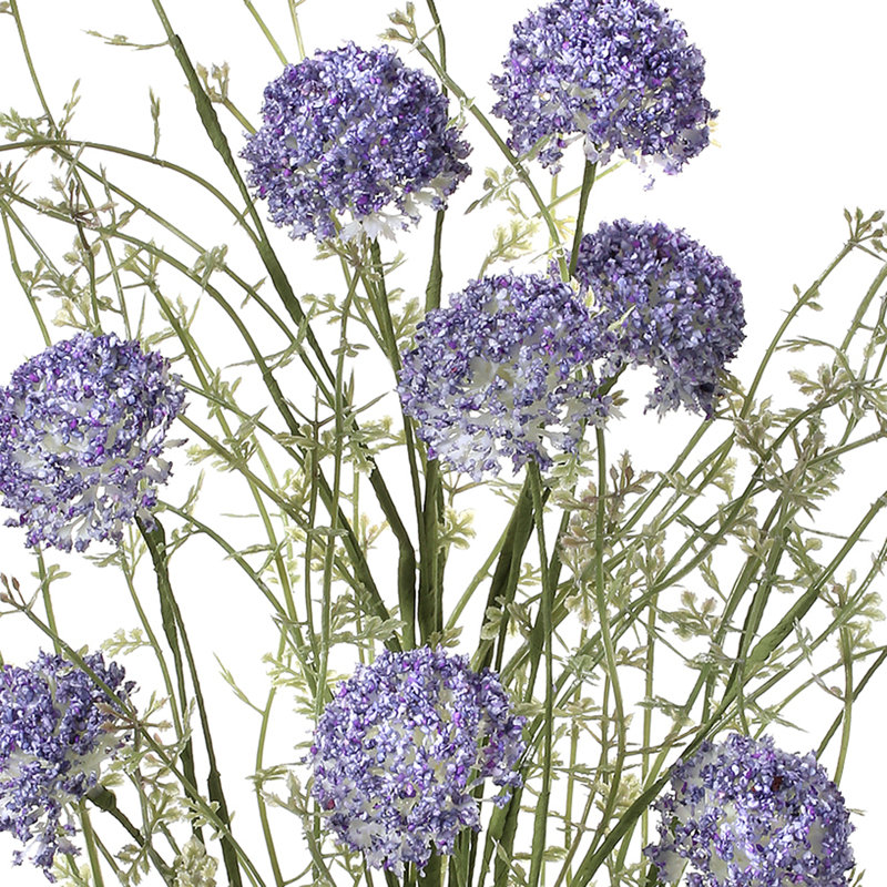 Buisson en plastique 23 po Wild Allium, Mauve