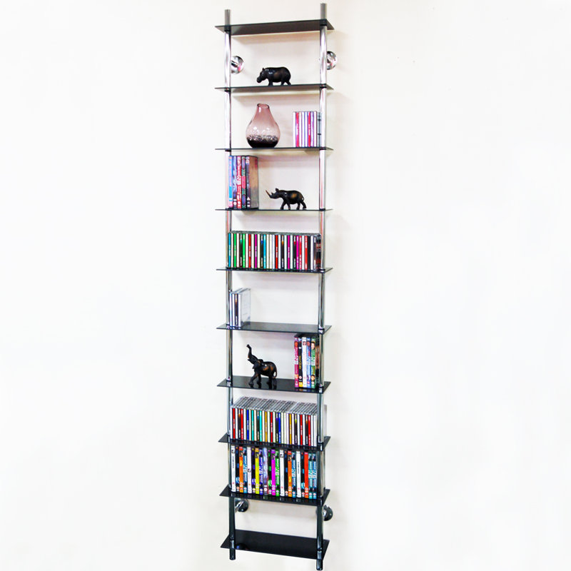 Media Storage Wall Shelf