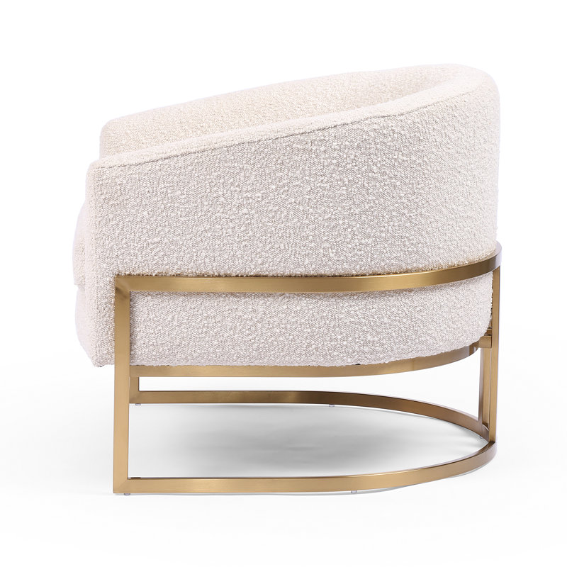Corbin Barrel Chair, Knoll Natural Polyester Blend