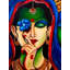 Peinture de Radha Krishna | Acrylique sur toile | Par Gulpasha