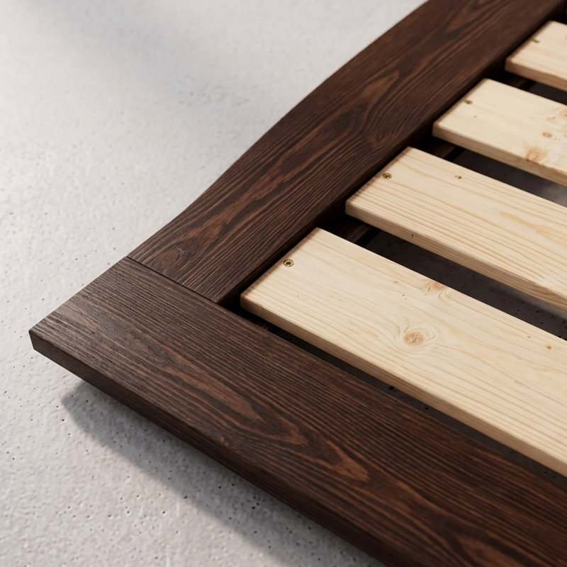 Base de lit Hardman, Double XL, Bois espresso