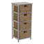 Commode de rangement 4 tiroirs Acton