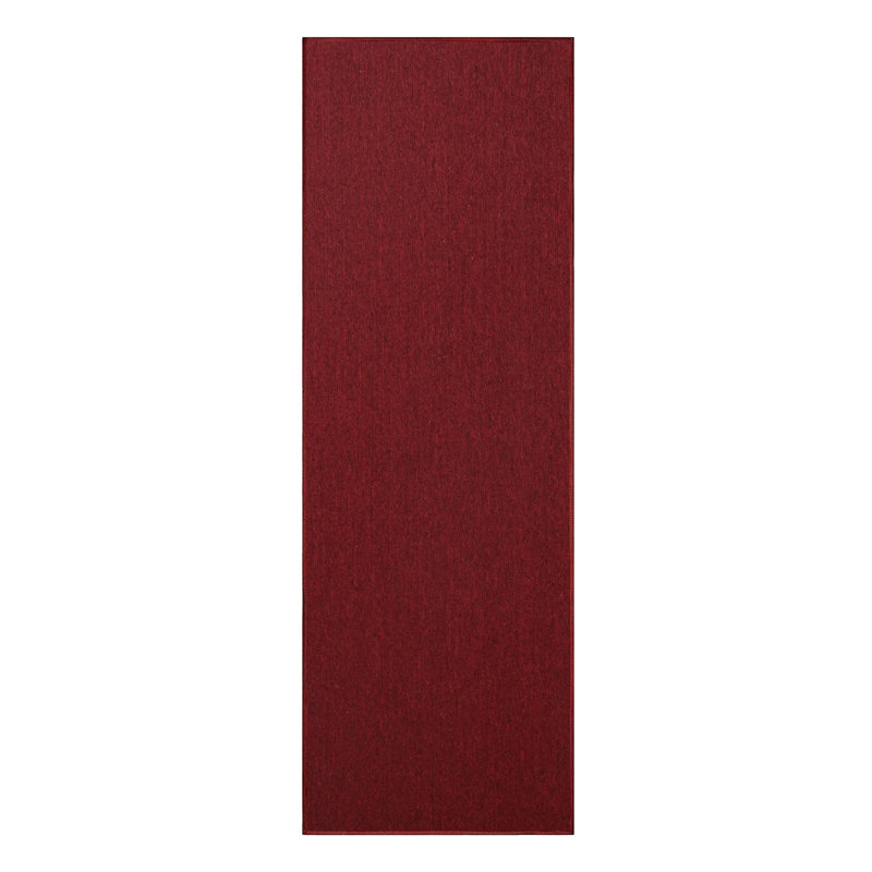 Rouge moderne intérieur / extérieur, Tapis de couloir 3 pi x 38 pi