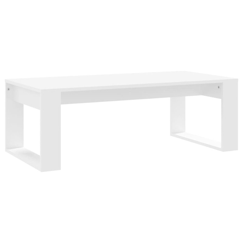 Blundell Manufactured Wood Frame Single Coffee Table, White