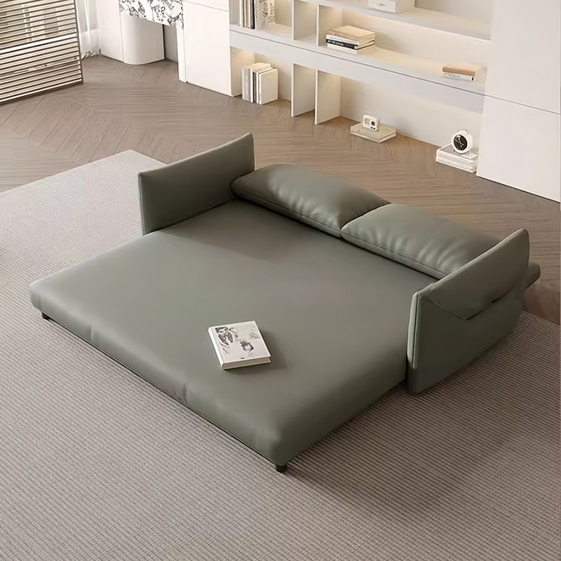 Canapé-lit en similicuir Loveseat, 72.83"W*34.65"D*27.56"H