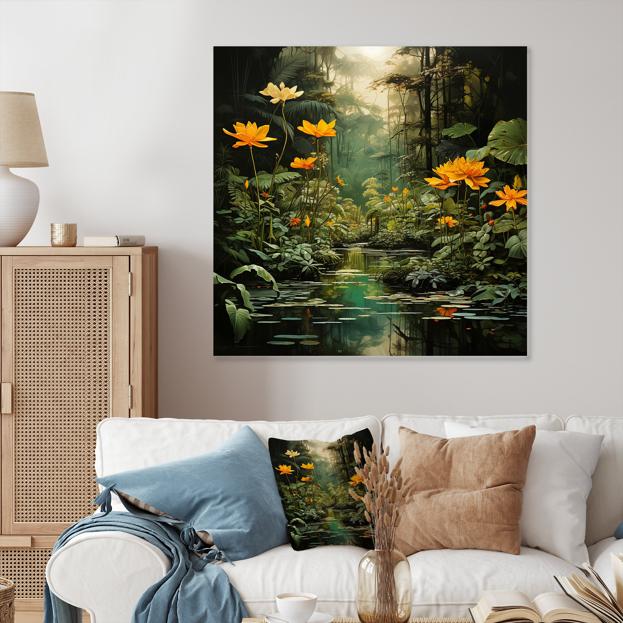 Bay Isle Home™ Jungle Of Amazonian Dream 3 - Jungle Metal Wall Art