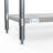 Stainless Steel Top Height-Adjustable Workbench with Wheels-79467686