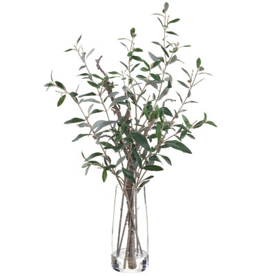 31.5" Faux Olive Branch and Twig Arrangement