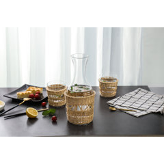 Linus 2 Piece Nightstand Carafe Set Andover Mills Customize: Yes