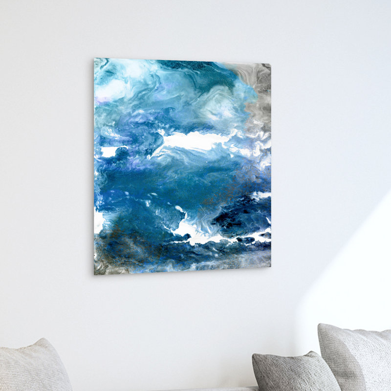 «Glistening Tide A», reproduction d'art sur verre