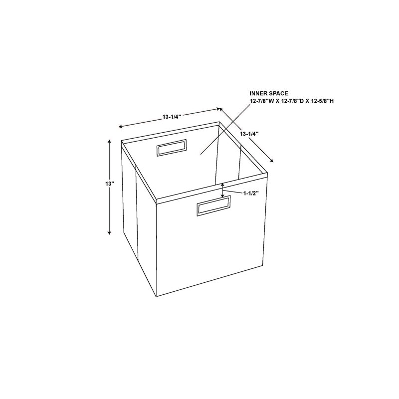 Wade Logan® Hamlett Bin, Linen