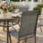 6-Person Round Patio Dining Set With Stackable Textilene Chairs-831522776