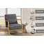 Canapé confortable de style Mid-Century moderne avec fabrication en bois robuste-40180003