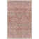 Ervin Anya Vintage Tribal Chevron Pink Beige Rust Flat-Weave Rug