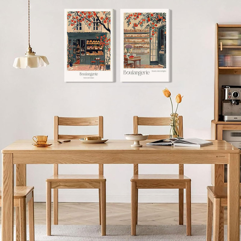 2 Piece Wrapped Canvas Print, 40 cm H x 60 cm W