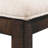 Parthenia Upholstered Counter Stool with Solid Wood Frame