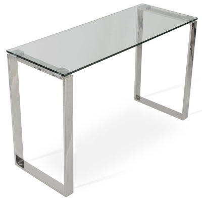 Calvin Glass Console Sofa Table