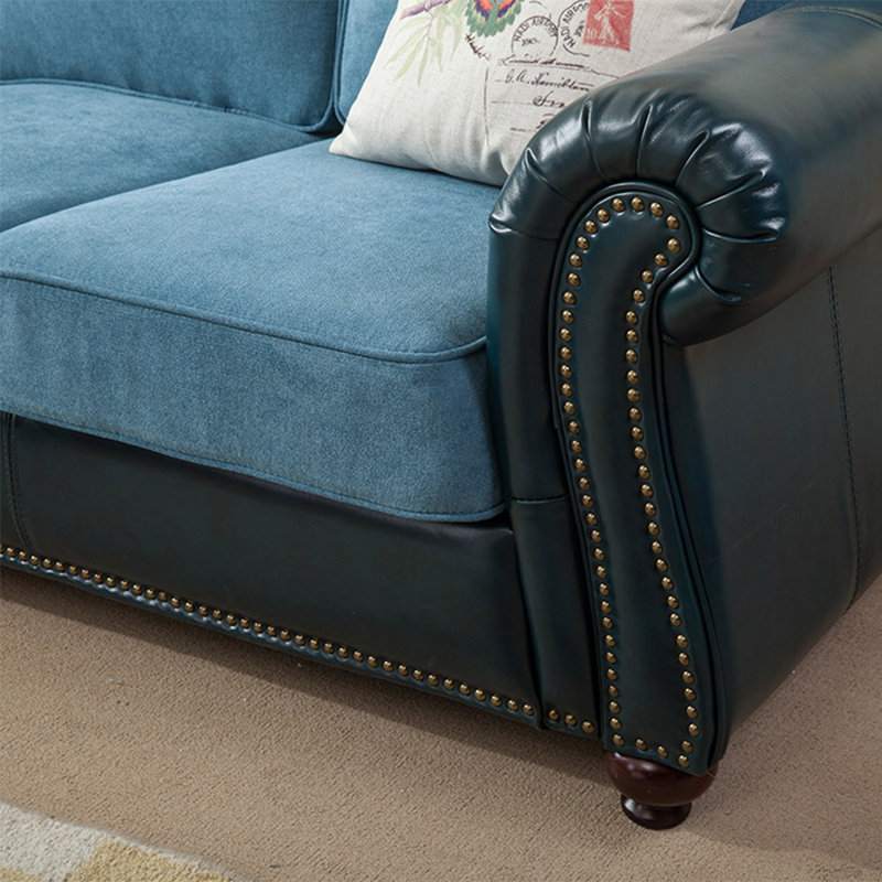 Canapé en cuir de style américain