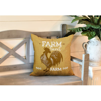 Coussin intérieur / extérieur Cooper Farm House Rooster